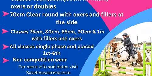  Show Jumping For ALL - Open to All