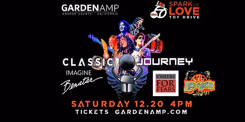 12.20 GARDEN AMP TOY DRIVE TRIBUTE CONCERT!