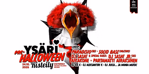 Ys\u00e4ri Pre-Halloween 24.10.2026! \u2764\ufe0f\u200d\ud83d\udd25