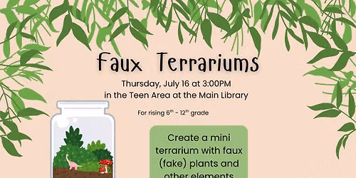 Faux Terrariums for Teens