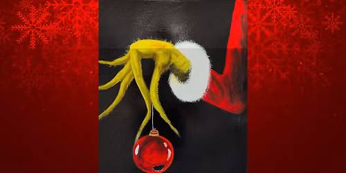 Grinch  Christmas painting party