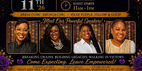 No Longer Bound :Stepping Into Divine Victory!Women's Empowerment Brunch