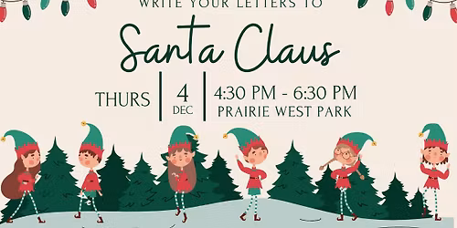 \ud83c\udf85St. John Letters to Santa Night\ud83c\udf85 - Dec 4th - 4:30 PM - 6:30 PM