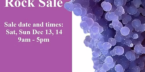 Gem Amethyst Rock Fossil Sale Dec 13, 14 (9am - 5pm) - (Houston, TX)