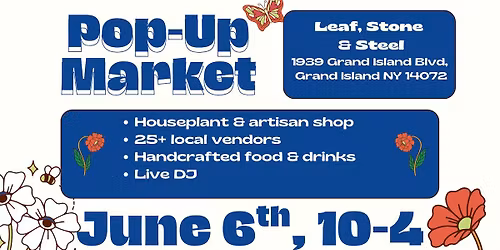 Outdoor Vendor Pop-Up at Leaf, Stone & Steel