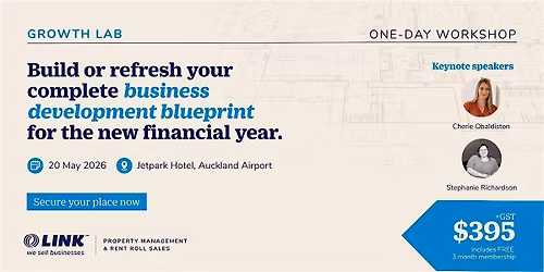 Build Your 2026 Blueprint | Growth Lab | 20 May | Auckland