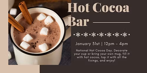 Hot Cocoa Bar