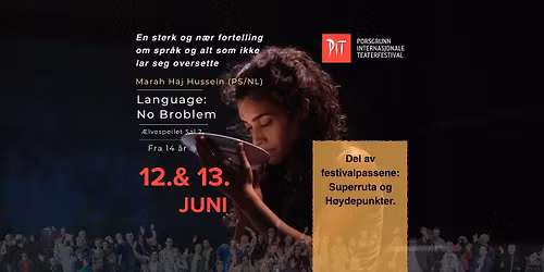 PIT 26: Marah Haj Hussein (PAL\/NL): Language - No Broblem