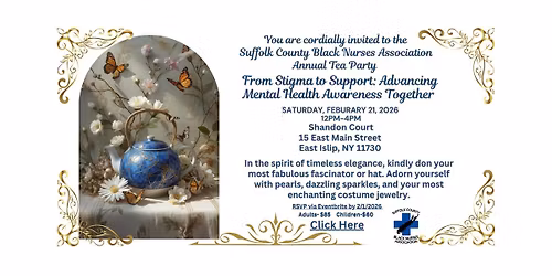 Suffolk County Black Nurse Association Annual Tea Party.