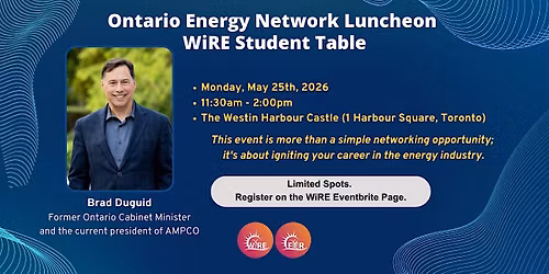WiRE Student Table at the OEN's May Luncheon