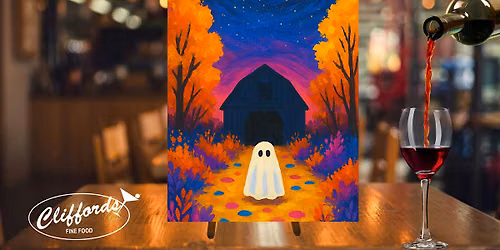 Spooky Barn Paint & Sip at Cliffords