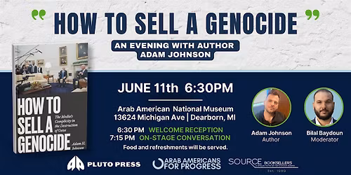 "How To Sell A Genocide" | An Evening With Author Adam Johnson