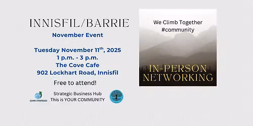 Barrie\/Innisfil IN-Person Networking