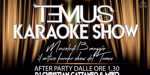 KARAOKE SHOW & DJ CHRISTIAN CATTANEO