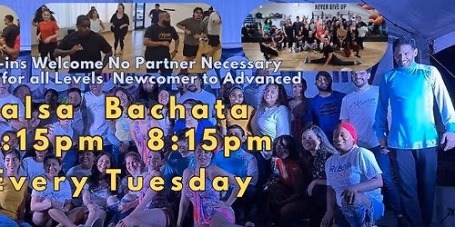 Tuesdays Salsa and Bachata Classes at Rumbao