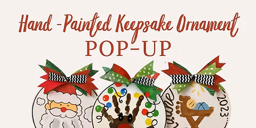 Keepsake Ornament Pop Up by Sweet Peaches Art & Co | Friday, December 5th 5:00pm-7:00pm | Acworth,GA
