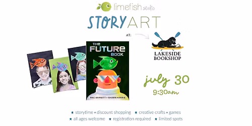 StoryArt: The Future Book \ud83d\udc9a Limefish Studio @ Lakeside Bookshop