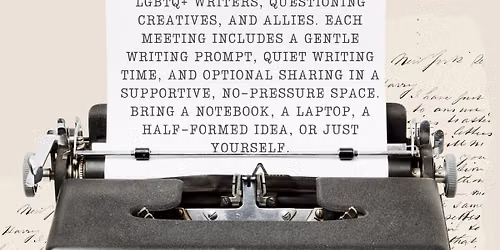 The Open Page: A Queer Writers Group