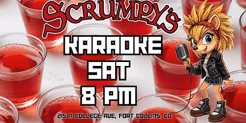 Saturday Night Karaoke. Grab the Mic.  Sip the Cider