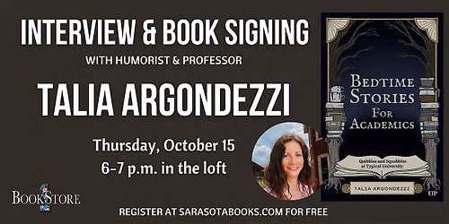 Bedtime Stories for Academics: An Evening with Talia Argondezzi
