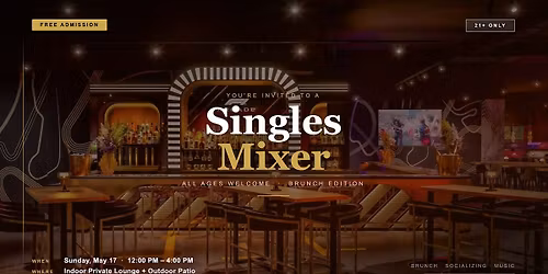 Free Singles Mixer All Ages (21+) - Brunch Edition (RiNo)