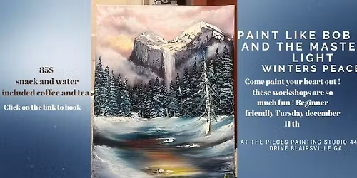 Paint like BOB ROSS WINTERS PEACE 