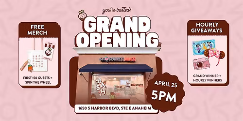 Chocolate Bash Anaheim Grand Opening Party
