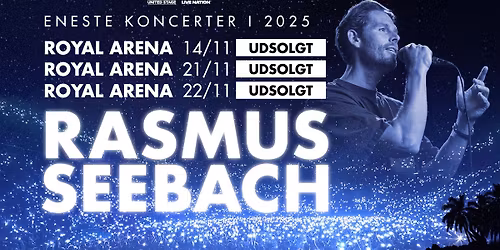 Rasmus Seebach - Royal Arena - Udsolgt venteliste