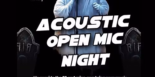 Acoustic Open Mic Night with The Cover Society