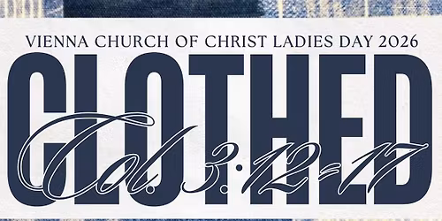 Vienna Church of Christ Ladies Day 2026