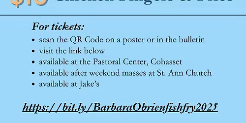 The Barbara O'Brien Memorial Fish Fry