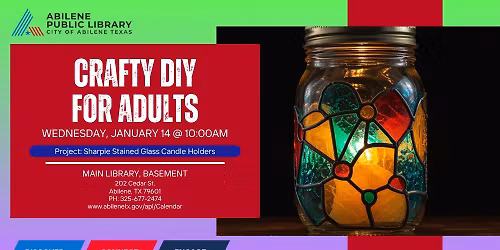 Crafty DIY: Sharpie Stained Glass Candle Holders (Main Library)