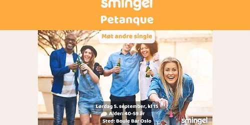 Smingel Petangue p\u00e5 Boule Bar (40-59 \u00e5r)
