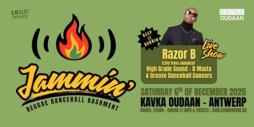 Jammin' ft. Razor B (Jam, Live) & Kavka Oudaan