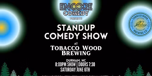 Standup Comedy at Tobacco Wood Brewing (Durham, NC)