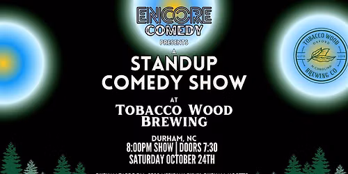 Standup Comedy at Tobacco Wood Brewing (Durham, NC)