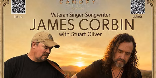 James Corbin with guest Stuart Oliver: Country-Americana LIVE in the Roots