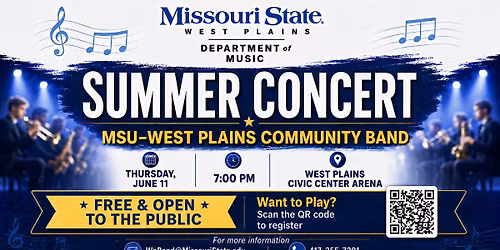 MSU-West Plains University Community Band Summer Concert