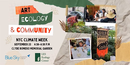 Climate Week Happy Hour: Art, Ecology, & Community