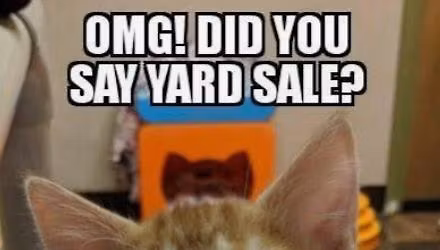 A Tipsy Garage Sale!!