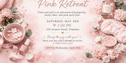 Happy Feet Pink Retreat. 