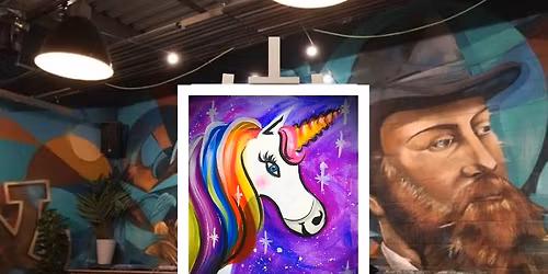 Family Paint Along - Unicorn