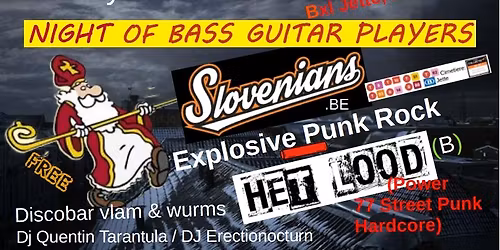 Night of bass guitar players n\u00b0 2 @ Excelsior Jette !
