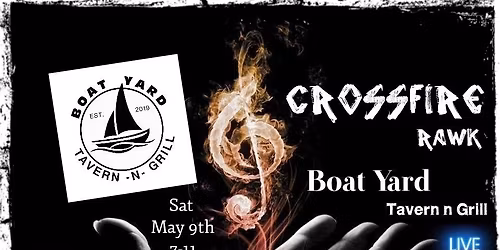 Crossfire Live at the Boat Yard Buckeye Lake Oh