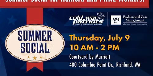 Summer Social for Hanford & PNNL Workers