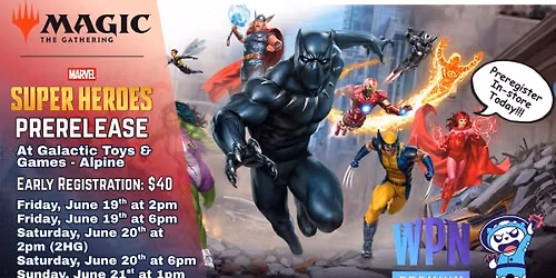 Magic: The Gathering | Marvel Superheroes Prerelease 