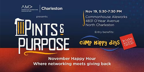 CAMA Presents: Pints & Purpose Happy Hour