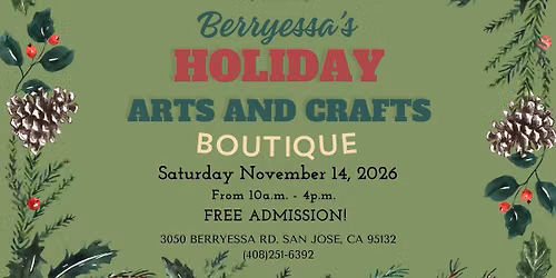 Berryessa's Holiday Arts and Crafts Boutique