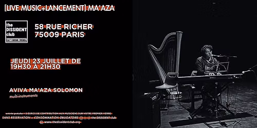[LIVE MUSIC+LANCEMENT] Ma'aza
