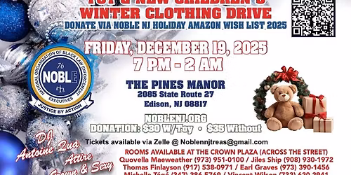 2025 Annual Holiday Party Toy & New Children\u2019s Coat Drive